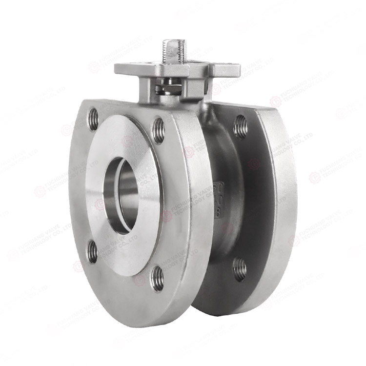 Thin ball valve